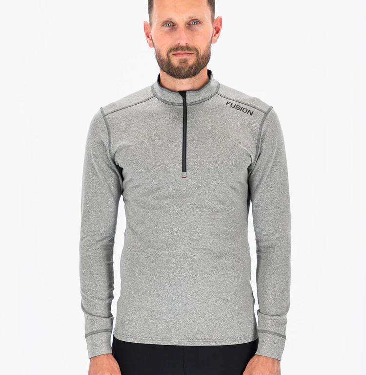 Fusion C3 Zip Neck Homme