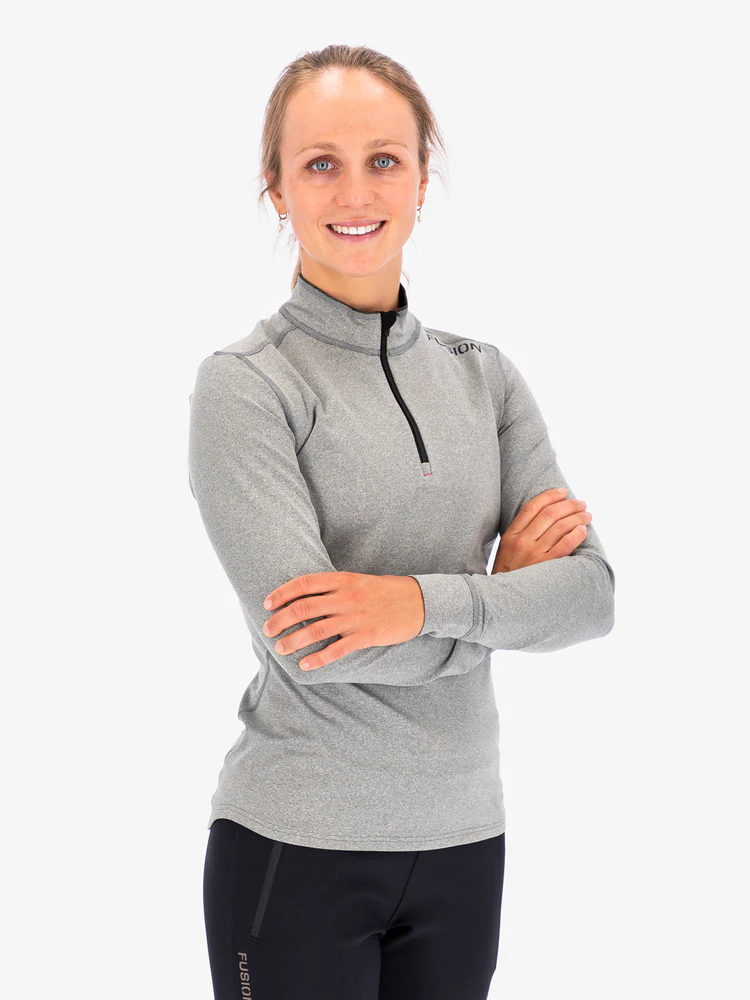 Fusion C3 Zip Neck Femme